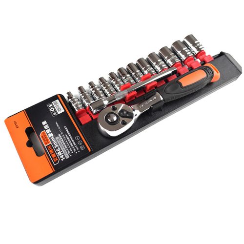 12 pcs 14 Ratchet Socket Wrench Set (1) 12 pcs 14 Ratchet Socket Wrench Set (1)