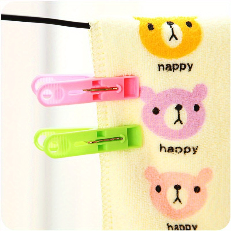 20pcs Windproof Plastic Clothespins For Sock Drying (2)