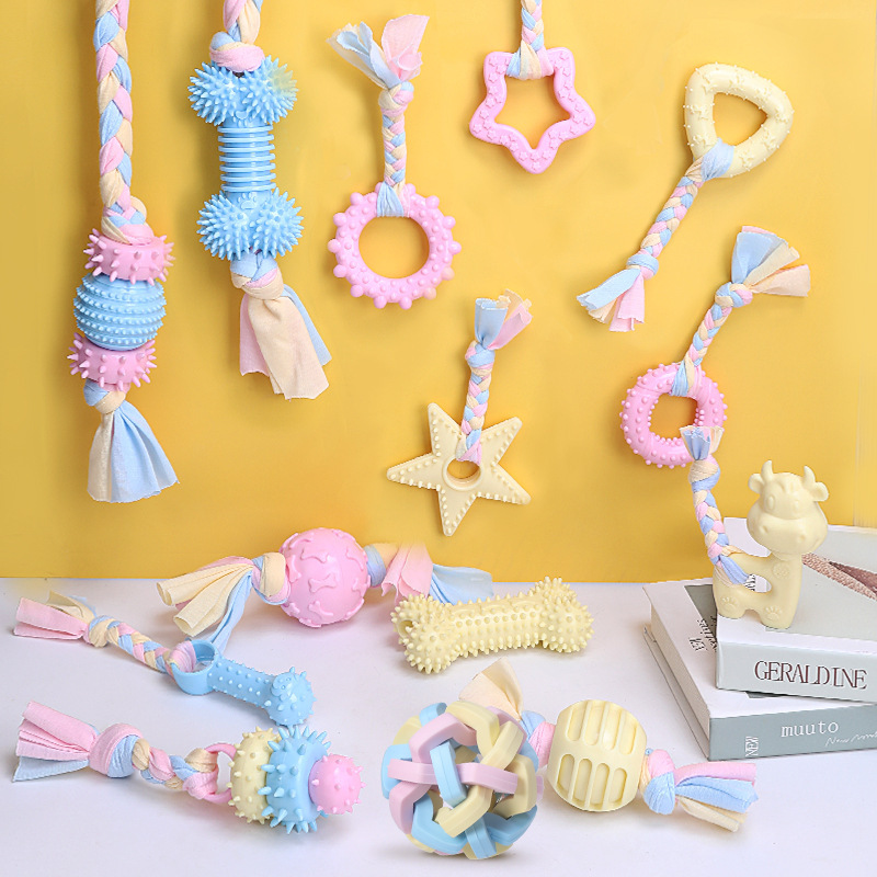 3pcs Dog Rope Toys Puppy Toys (1)
