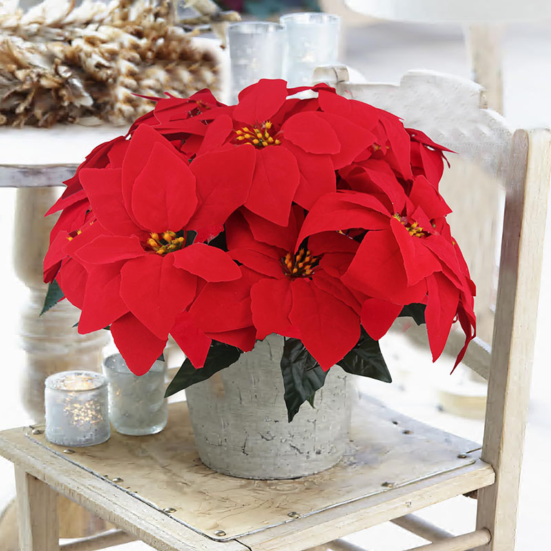 Artificial Christmas Flowers (2)