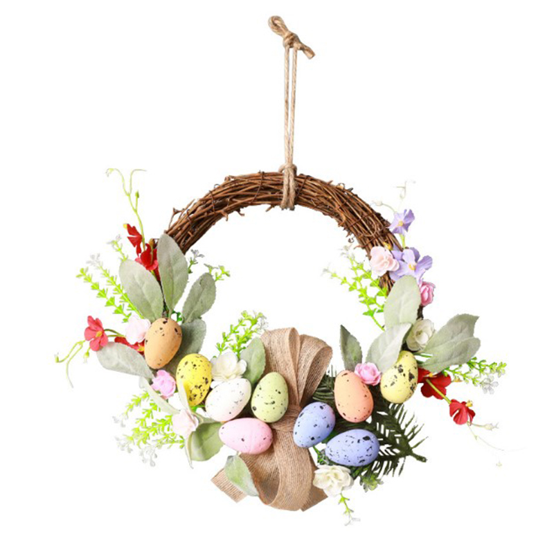Artificial Easter Egg Easter Wreath (1)