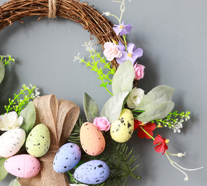 Artificial Easter Egg Easter Wreath Artificial Easter Egg Easter Wreath