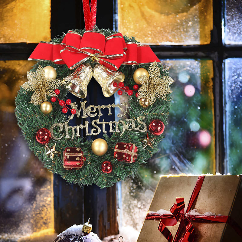 Artificial Pine Christmas Wreath (2)