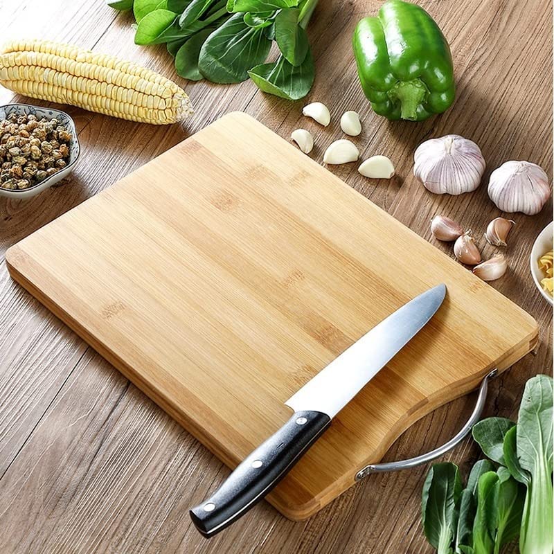 Bamboo Chopping Board Thickened Can Be Hung (2)