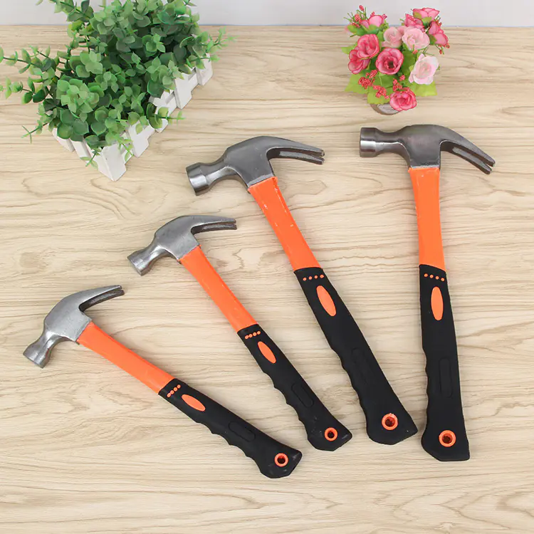 Claw hammer with handle Fibreglass 560 gr high resistance