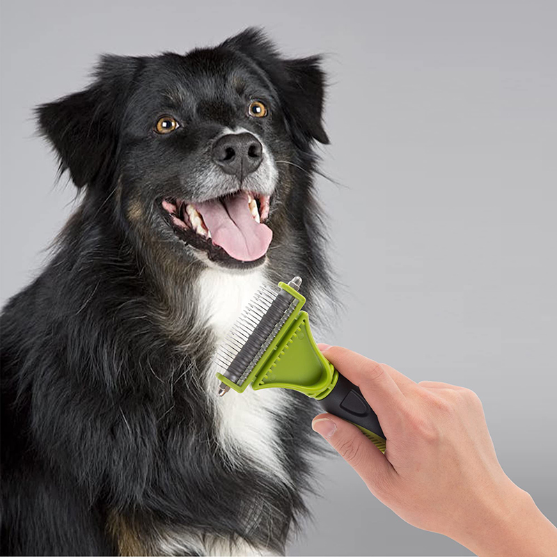 Cepillo para quitar pelo para gatos y perros de pelo largo (2)