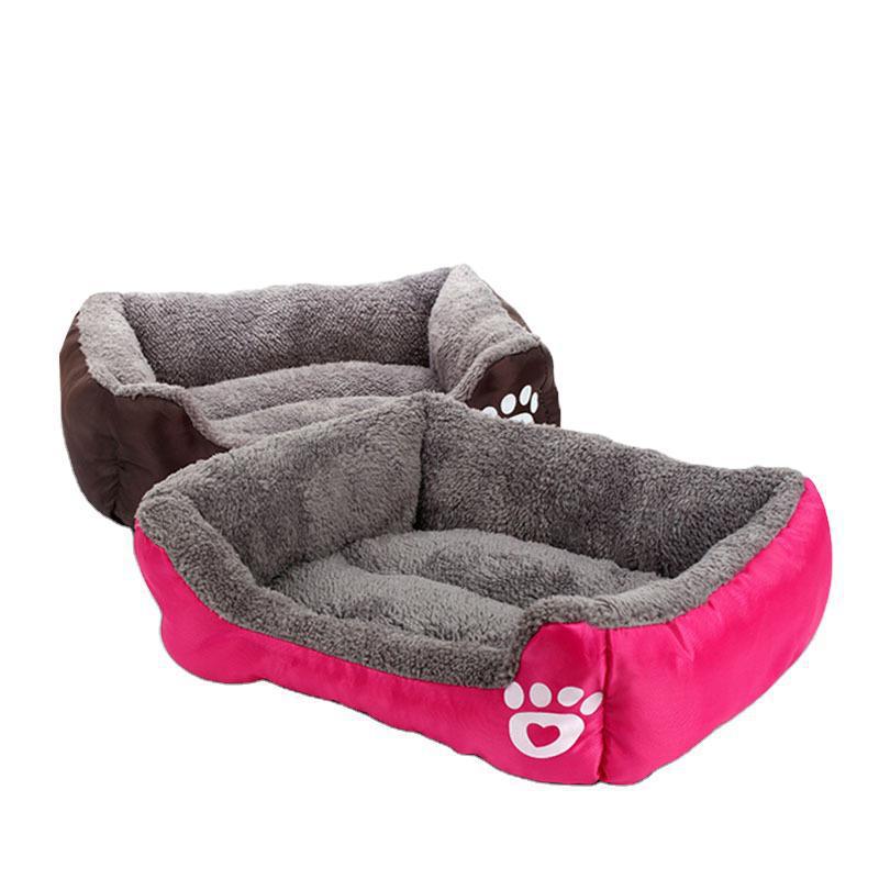 Casa de cama para perros Cabaña para perros cálida de invierno de talla grande (1)