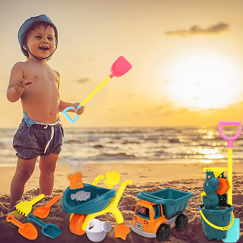 Kids Bucket and Shovel Set Outdoor Beach Toy Tool Kit (2)