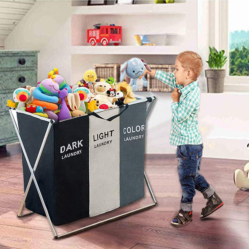 Laundry Hamper 3 Sections (2)