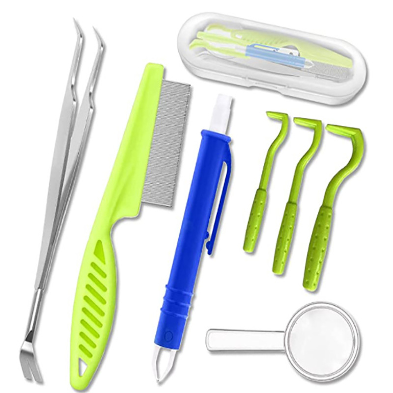 Pet Tick Removal Tick Pull Flea Remover Hook Set (1)