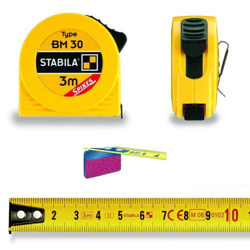 Pocket Tape Measure BM 30 2m with Spikes Hook (2)