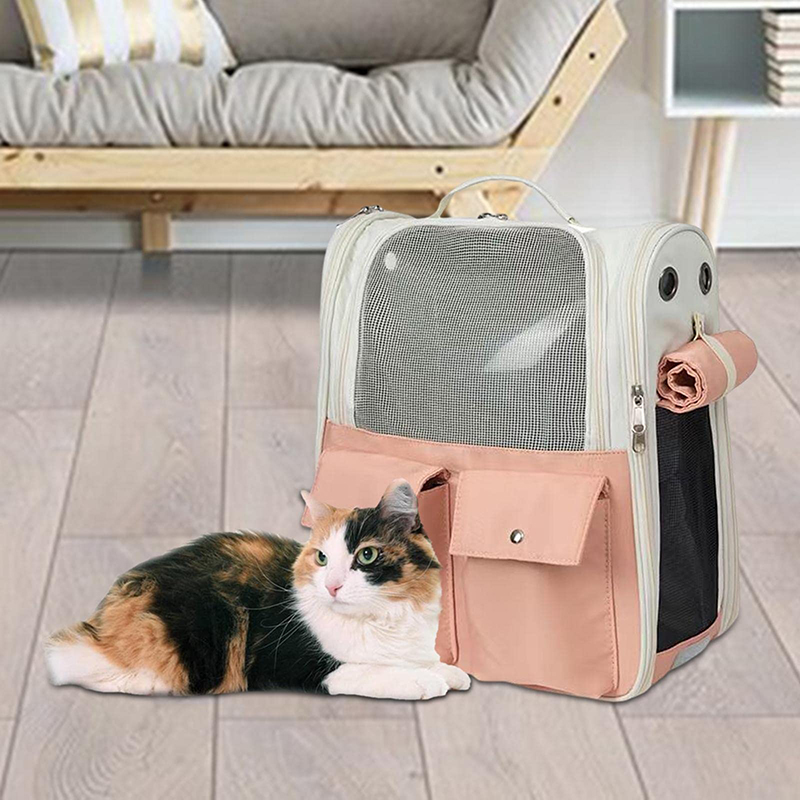Suministros portátiles Correas para el hombro Bolso Mochila para mascotas (2)