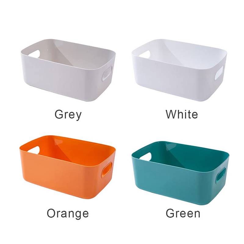 Small Plastic Woven Storage Bins Organizer Storage Baskets Boxes (1)