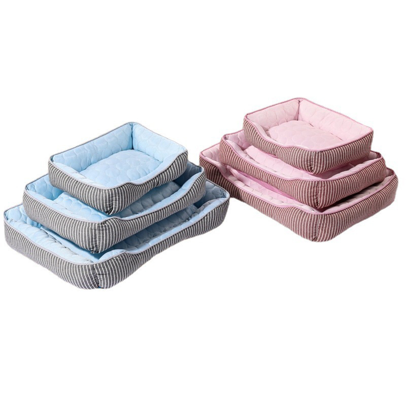 Summer Cool Washable Ice Silk Pet Mat (1)