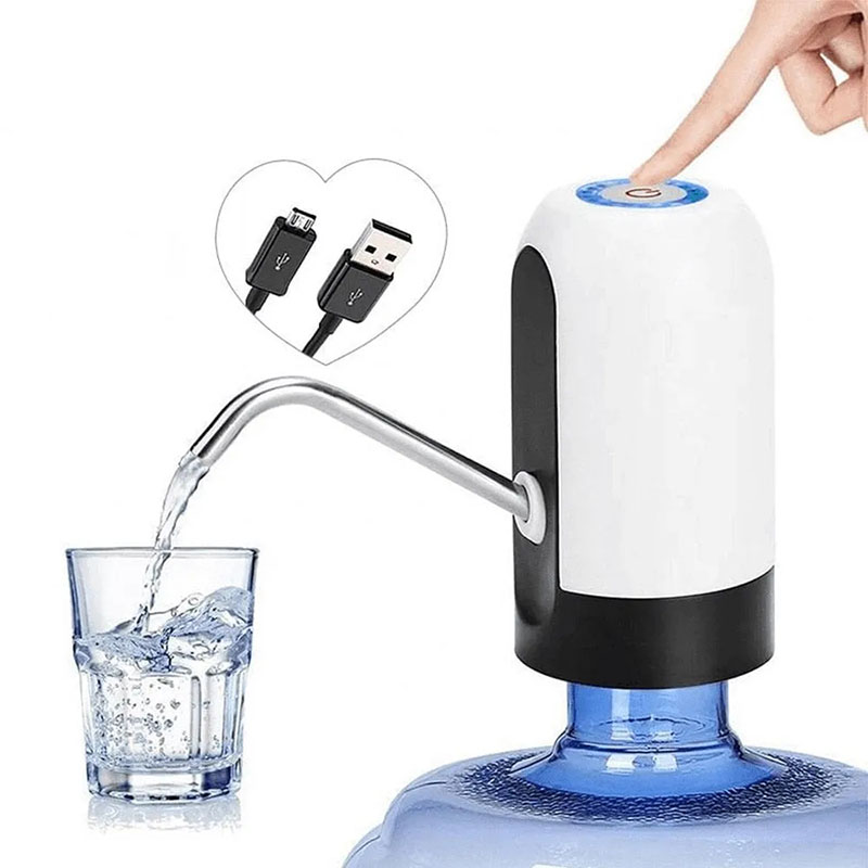 Bomba de botella de agua con carga USB (2)