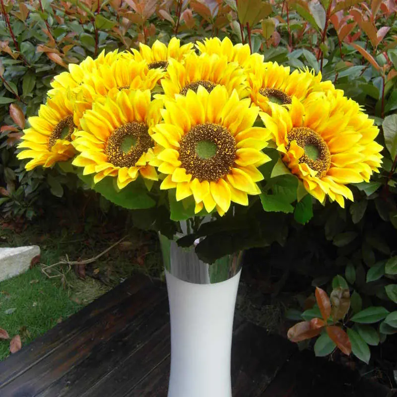 Artificial bouquet wholesale single sunflower (3)