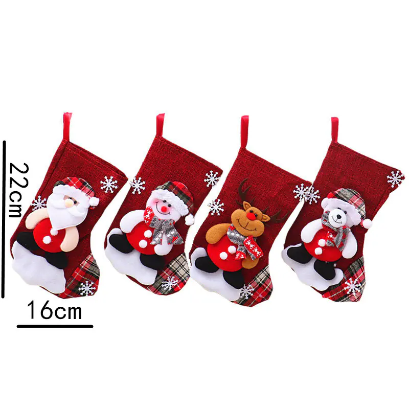 Christmas Stockings Gift Bags Christmas Tree Decorations Bags (3)