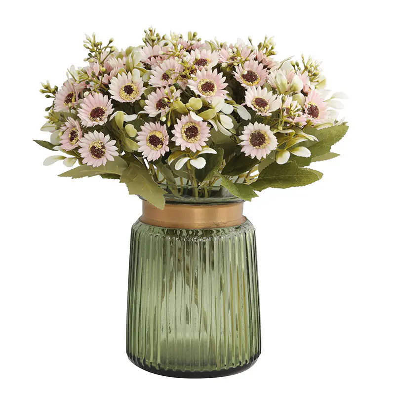 Daisy Living Room Table Decoration15 Head Autumn Sunflowers (3)