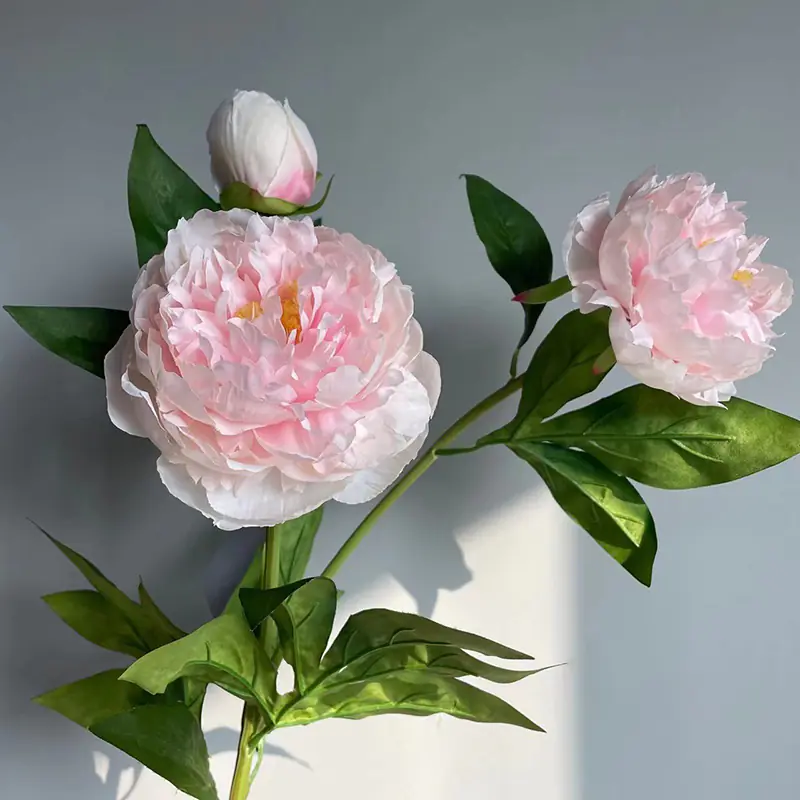 Living Room Home Furnishings Flowers Three-headed Peony Living Room Home Furnishings Flowers Three-headed Peony
