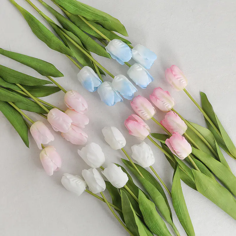 Single Bouquet Home Decoration Artificial Tulips (3)
