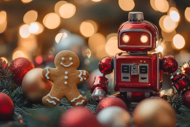 christmas with festive decor