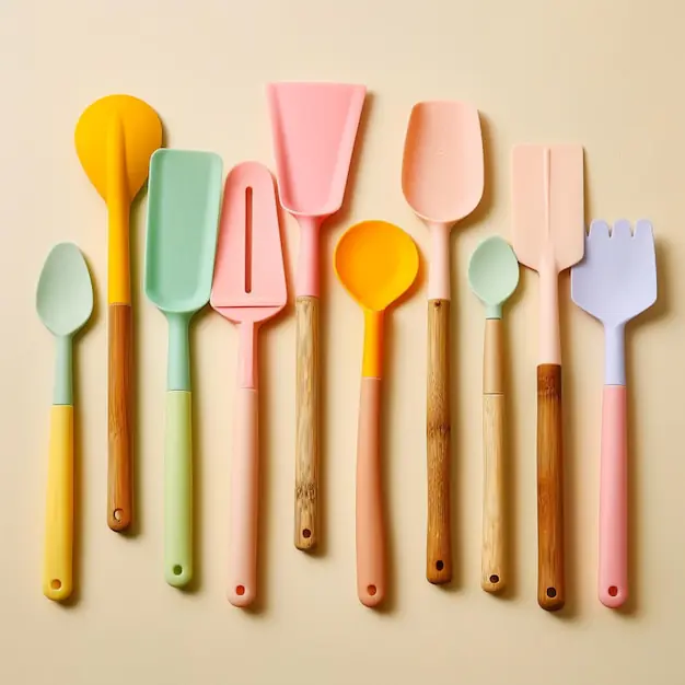 silicone baking spatulas