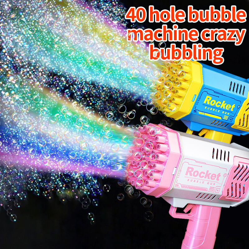 40 hole electric bubble machine handheld