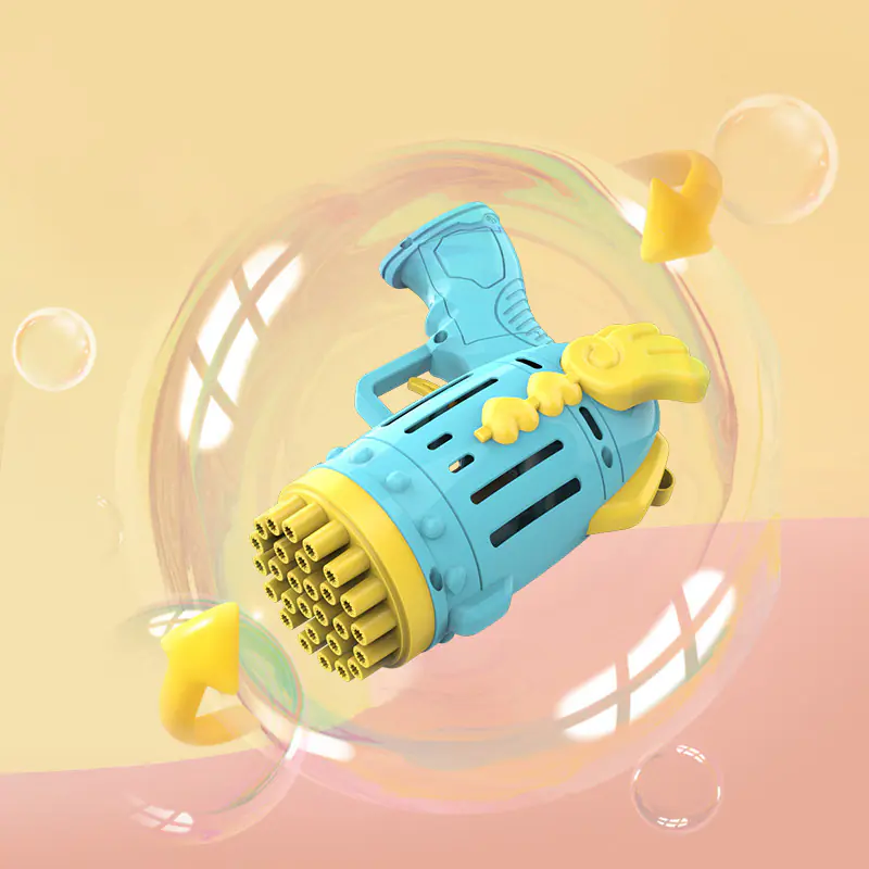 28 Hole Bubble Machine Children's Handheld Rocket Wholesale (1)