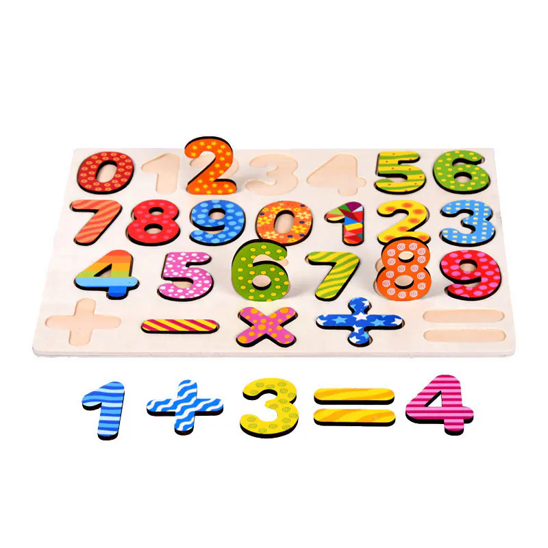 Developmental Cartoon Jigsaw Puzzle Numbers Toy (1)