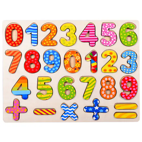 Developmental Cartoon Jigsaw Puzzle Numbers Toy (4)
