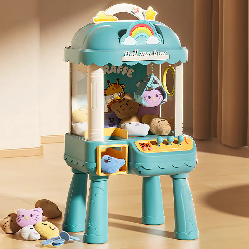 Hot Selling Mini Grabbing Clamping Toys Doll Catching Machine Set (7)