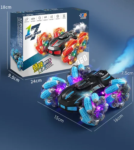 Children's Spray Light Remote Control Car 2.4G Electric Toy