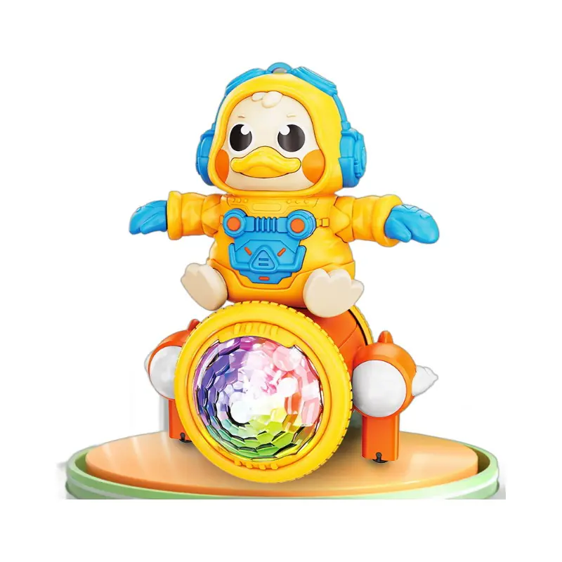 Space duck electric children's toy light music (1)