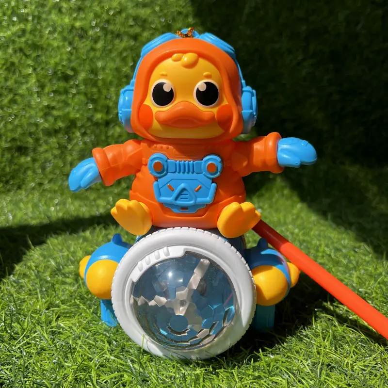 Space duck electric children's toy light music (2)