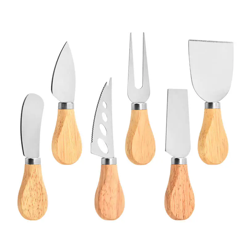 Factory Supply 4PCS Mini Stainless Steel Cheese Knife Set Kitchen Tools (1)