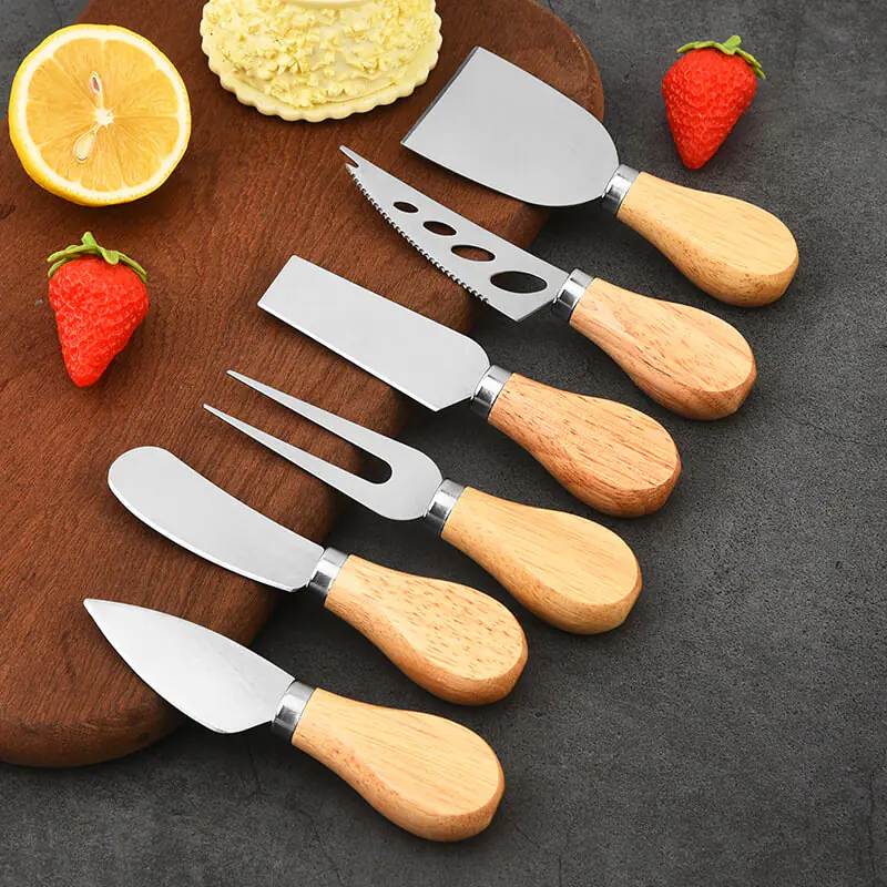 Factory Supply 4PCS Mini Stainless Steel Cheese Knife Set Kitchen Tools (2)