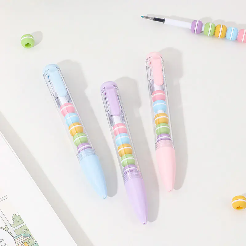 Nuevo producto al por mayor Bolígrafo de gel Lindo Macaron
