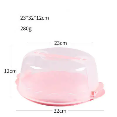 Transparent Portable Cake Box Round Wholesale (3) Transparent Portable Cake Box Round Wholesale (3)