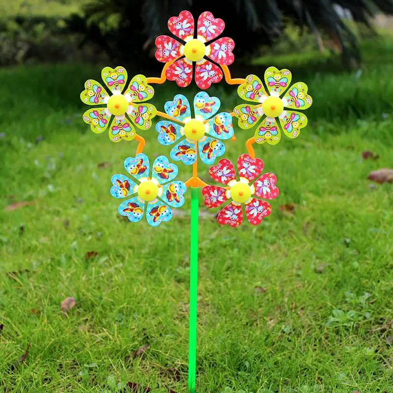 Wholesale Children's Toy Cartoon Plastic Colorful Windmill (2)