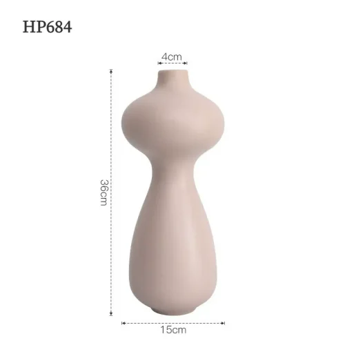 Anomalous abstract art vase Creative ceramic decoration Nordic vase decoration (2) Anomalous abstract art vase Creative ceramic decoration Nordic vase decoration (2)