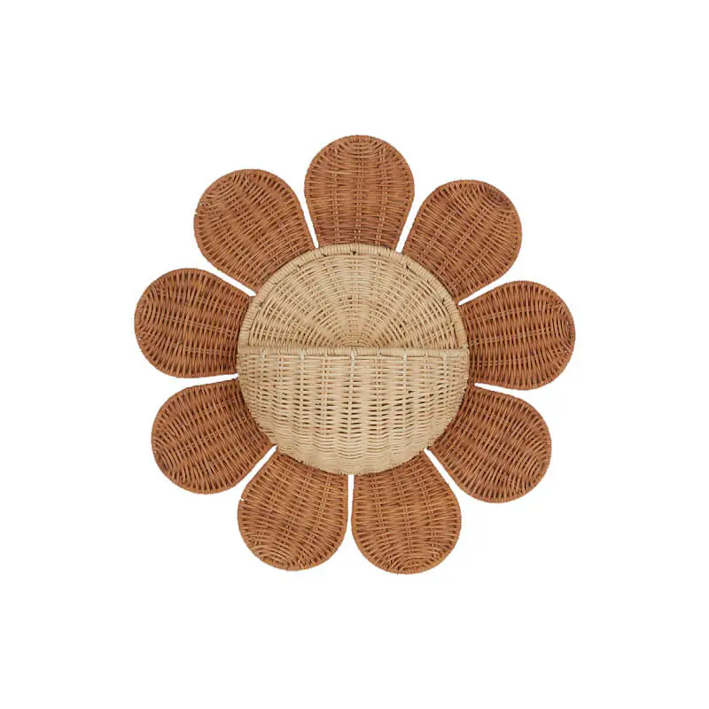 Bathroom Sun flower wall hanging basket