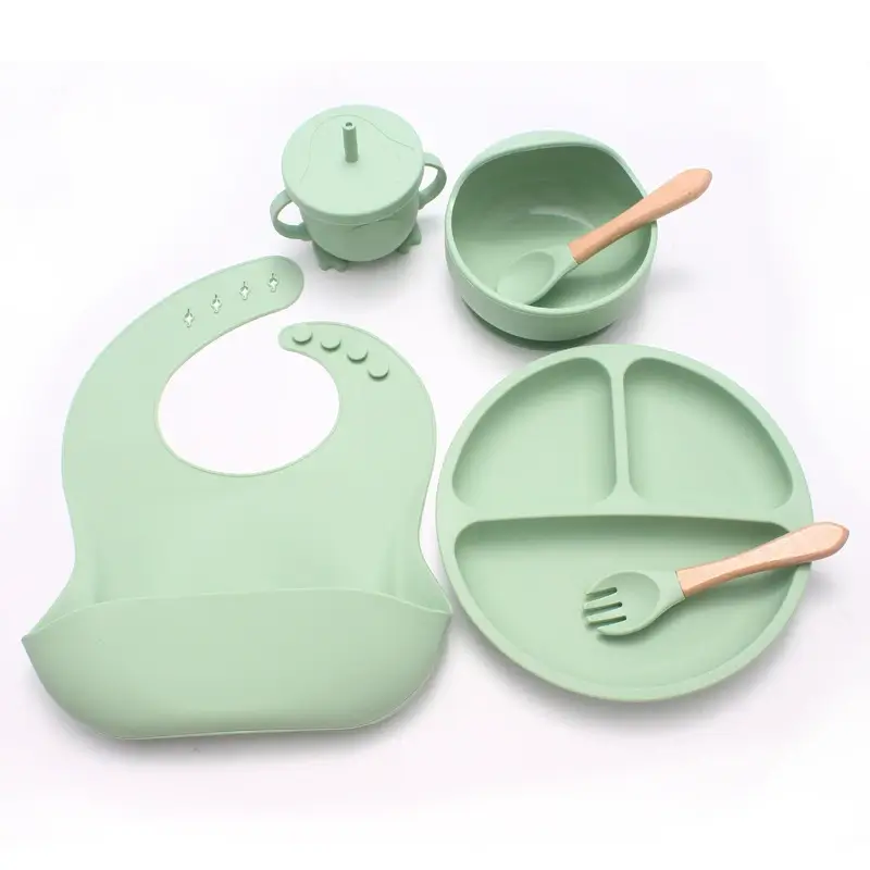 Children's Silicone Tableware suit (2)