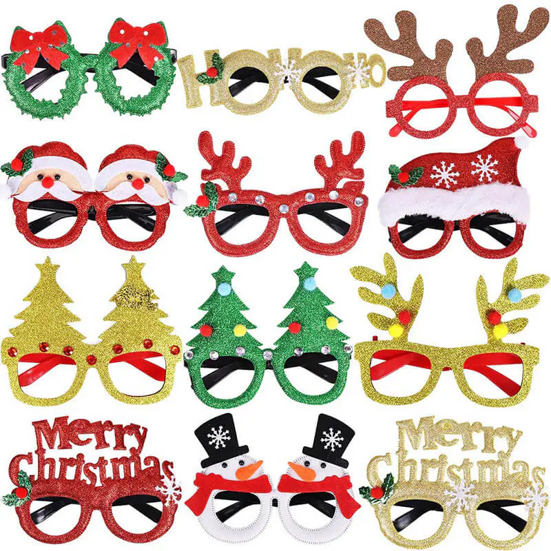 Christmas glasses frames
