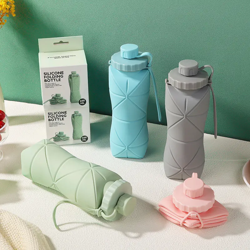 Foldable outdoor kettle with silicone cup(3)
