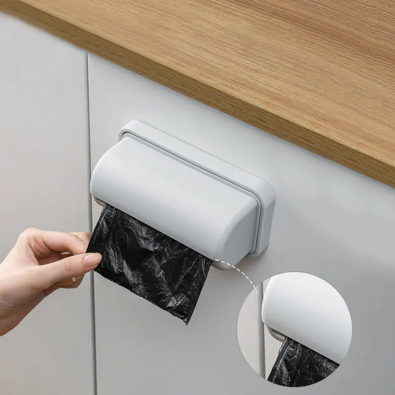 Garbage bag storage box