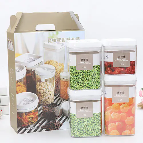 Grain storage kitchen food sealed tank (3)