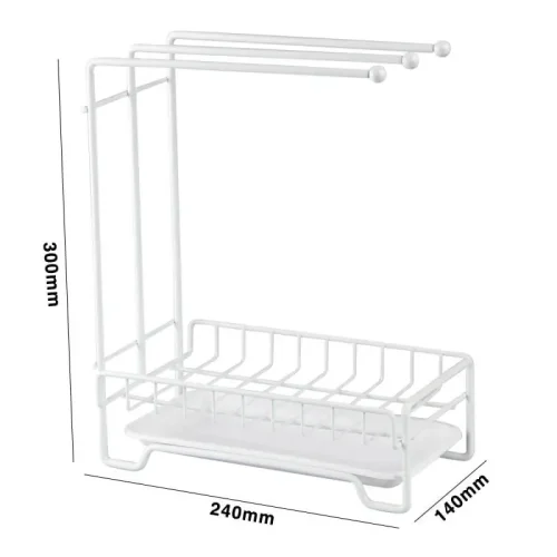 Household Punch Free Wall Mounted Storage Rack