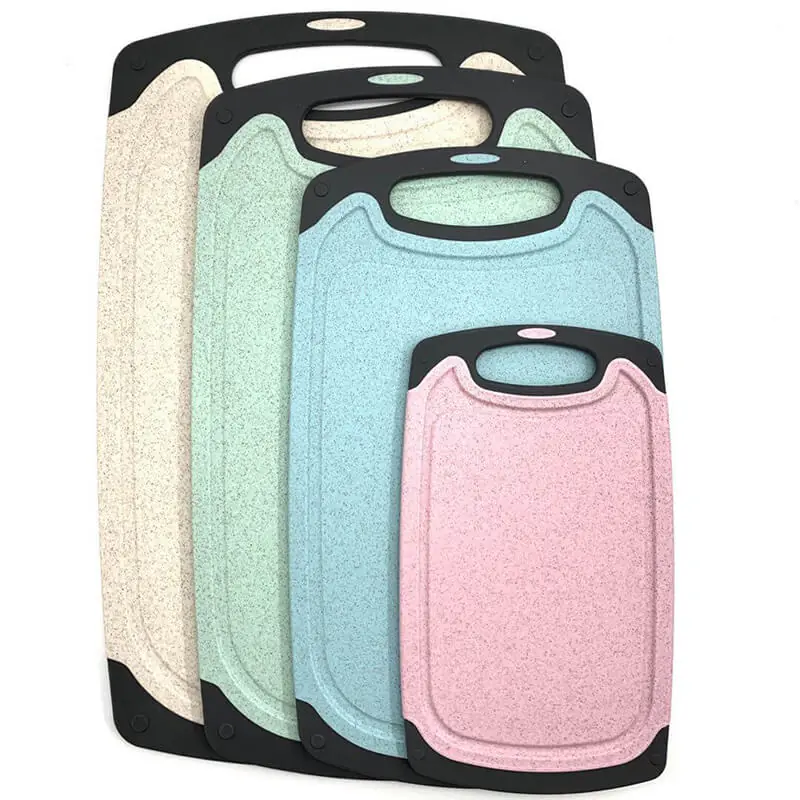 Household wheat straw environmental protection cutting board suit (4)