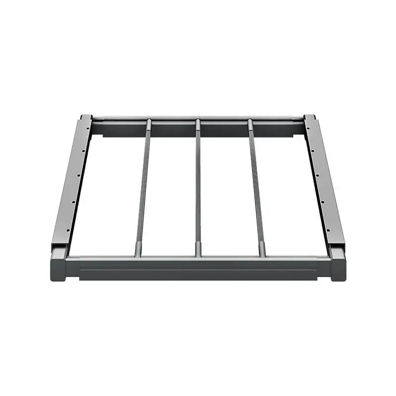 Invisible drying rack Ultra thin home wardrobe built in trouser rack telescopic slide 2