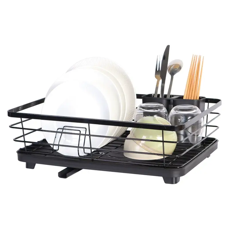 Kitchen multi function Dish draining rack